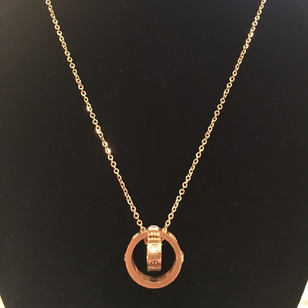 Trendy CZ Necklace - Picture 3 of 3